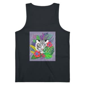 Men's Specter Tank Top White Tiger